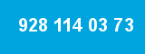928 114 03 73 928 114 03 73